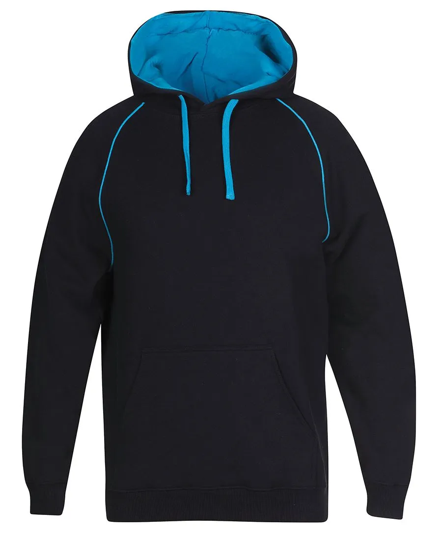 JB's Adults Contrast Fleecy Hoodie - 3CFH (6 Colours)