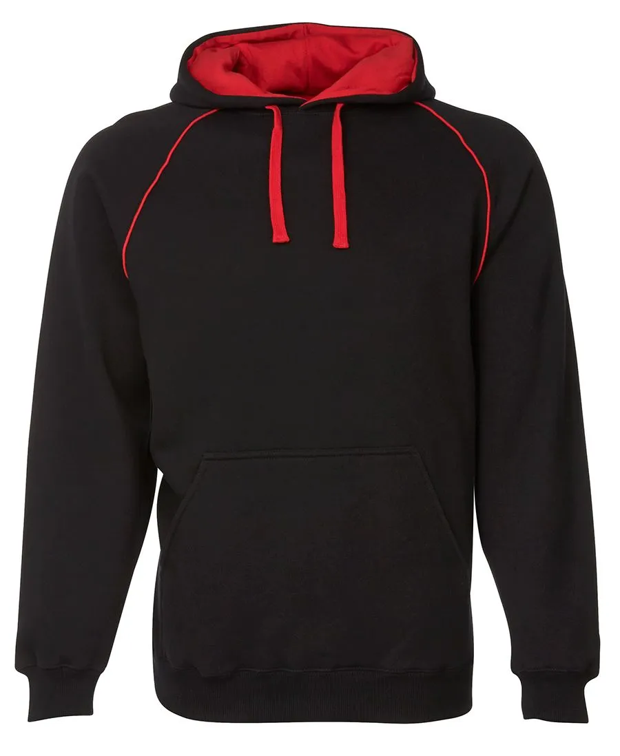 JB's Adults Contrast Fleecy Hoodie - 3CFH (6 Colours)