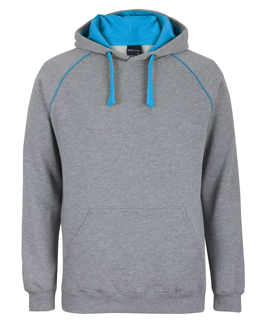 JB's Adults Contrast Fleecy Hoodie - 3CFH (6 Colours)