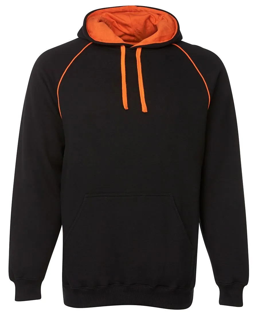 JB's Adults Contrast Fleecy Hoodie - 3CFH (6 Colours)