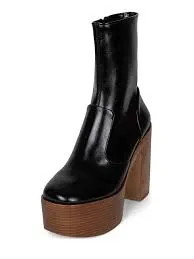 Jeffrey Campbell Mexique-2 Black Shiny