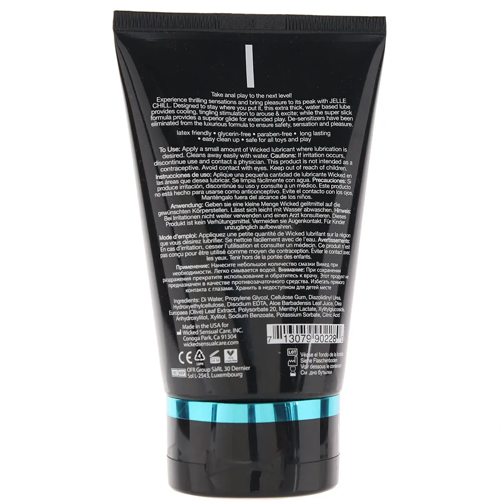 Jelle Chill Cooling Anal Lube in 4oz/120ml