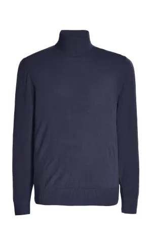 Solid Color Wool Sweater