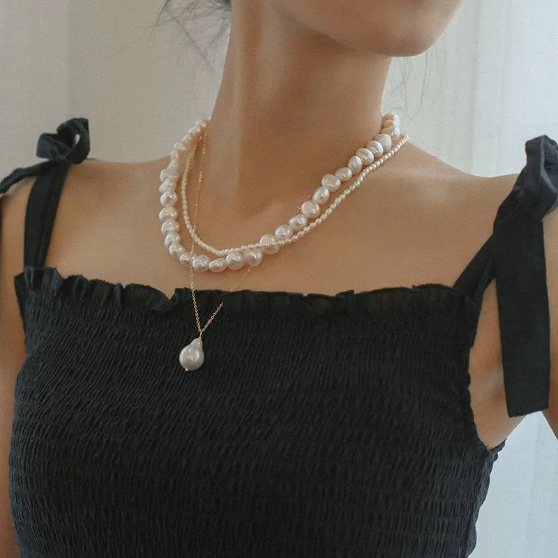 Jessica Multi-Layered Freshwater Pearl Necklace ( US )