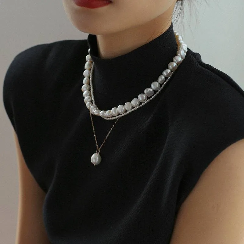 Jessica Multi-Layered Freshwater Pearl Necklace ( US )