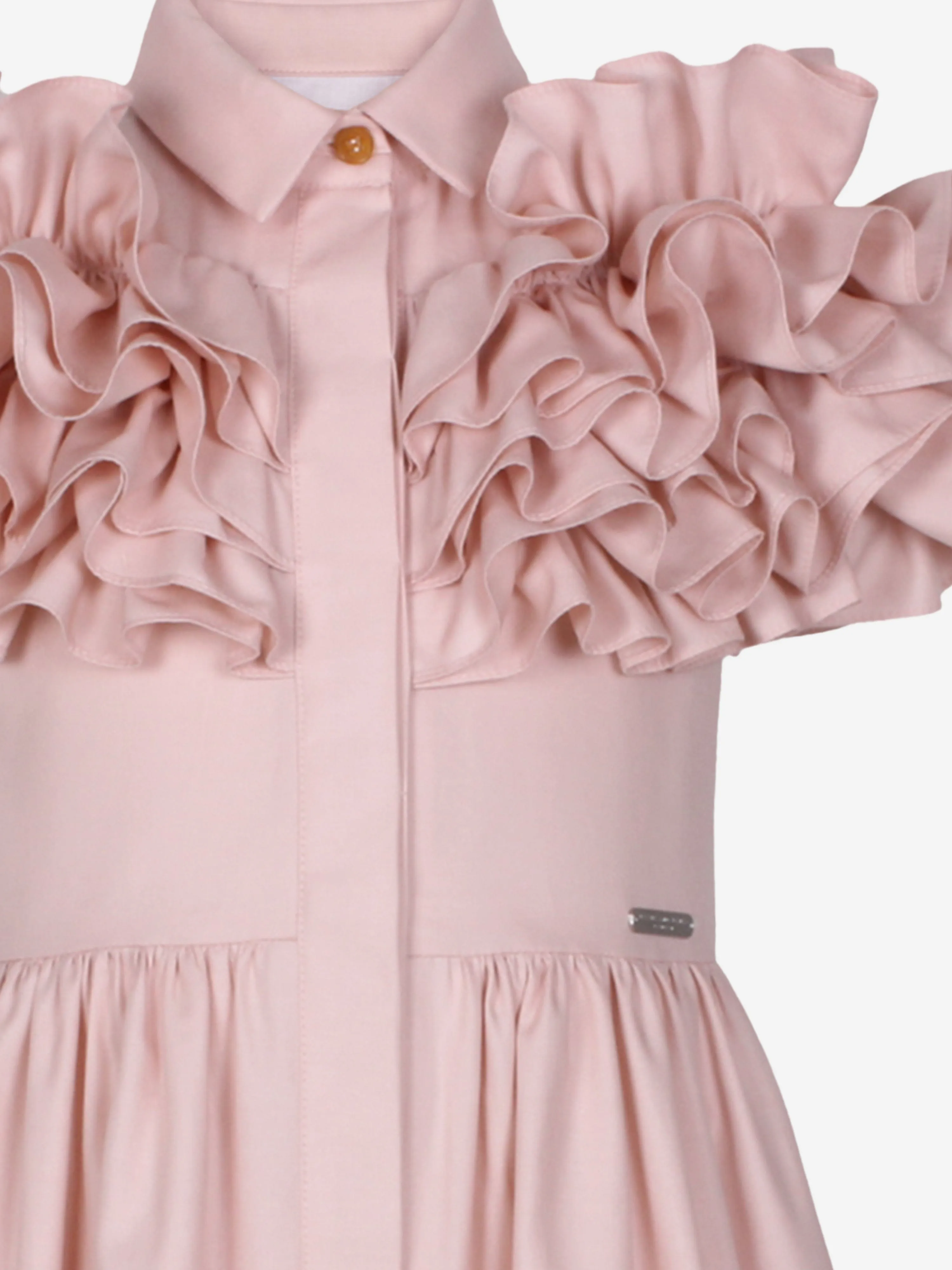 Jessie And James Girls Glorious Sunshine Dress in Pink
