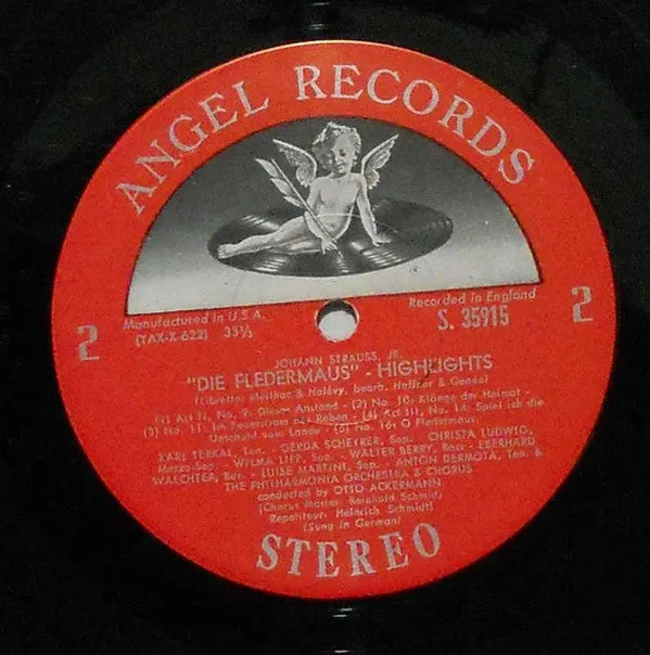 Johann Strauss Jr. - Die Fledermaus Highlights (LP, Album) (VG )