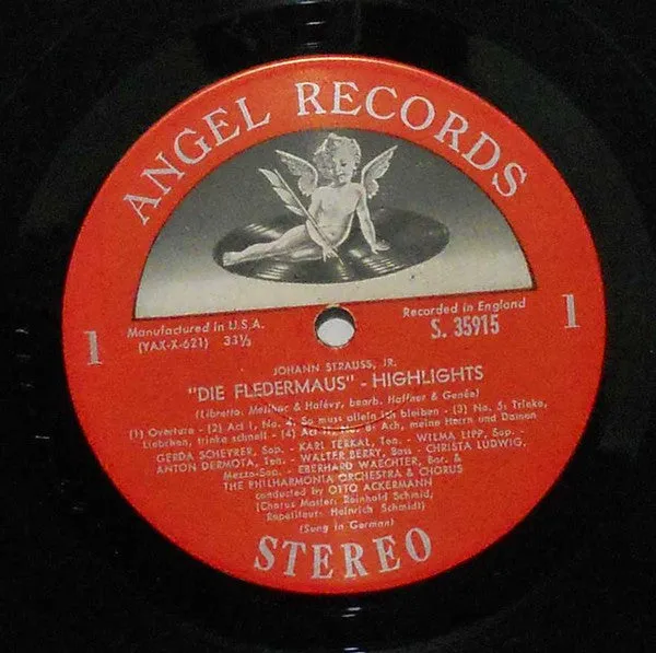 Johann Strauss Jr. - Die Fledermaus Highlights (LP, Album) (VG )