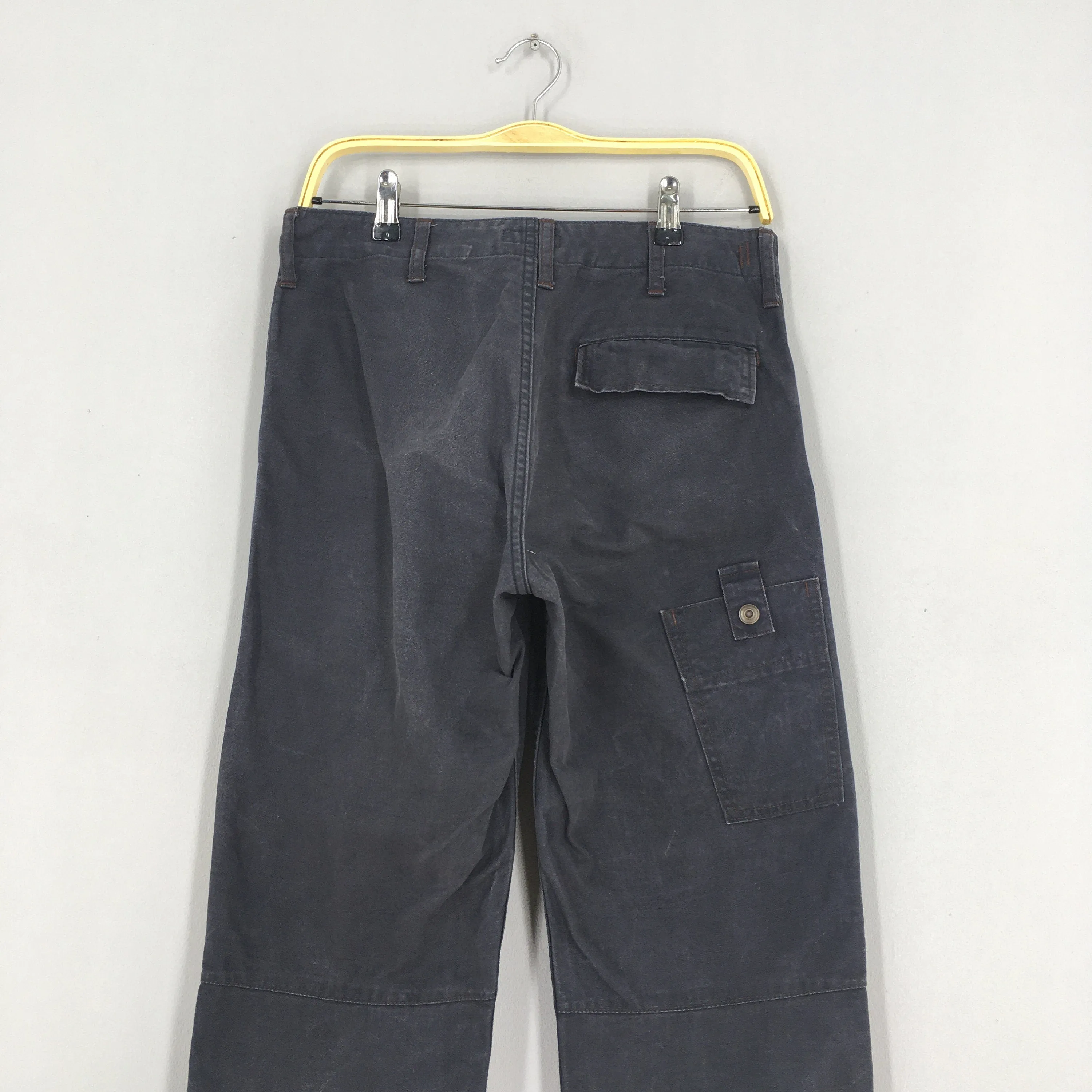 John Bull Japan Denim Cargo Black Pants Size 30x32