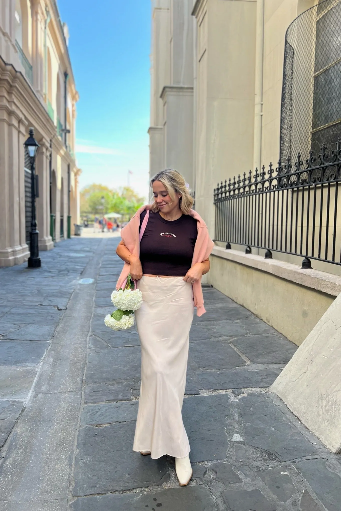 Joie De Vivre Ribbed Baby Tee