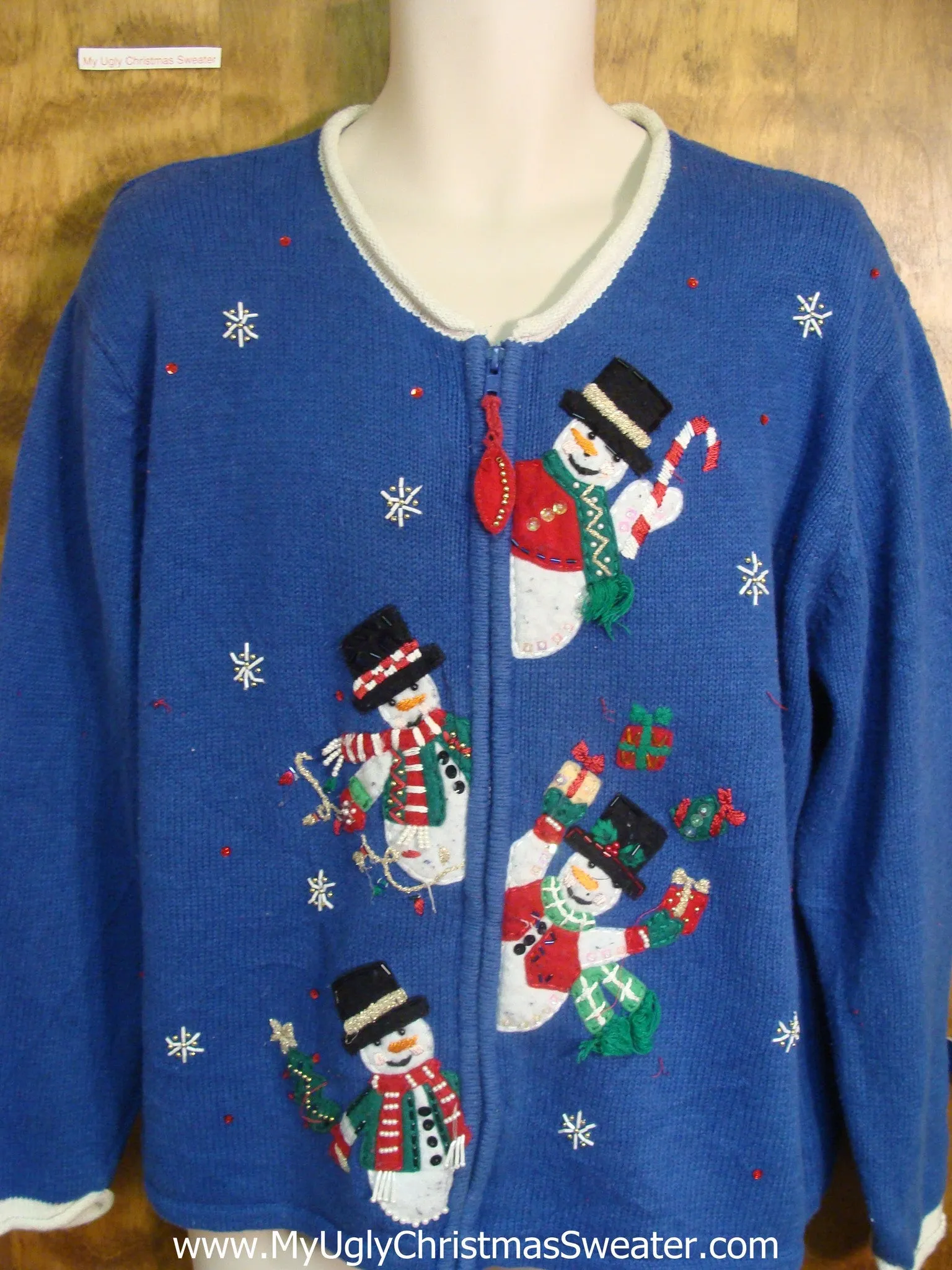 Jolly Xmas Snowmen Ugly Xmas Sweater