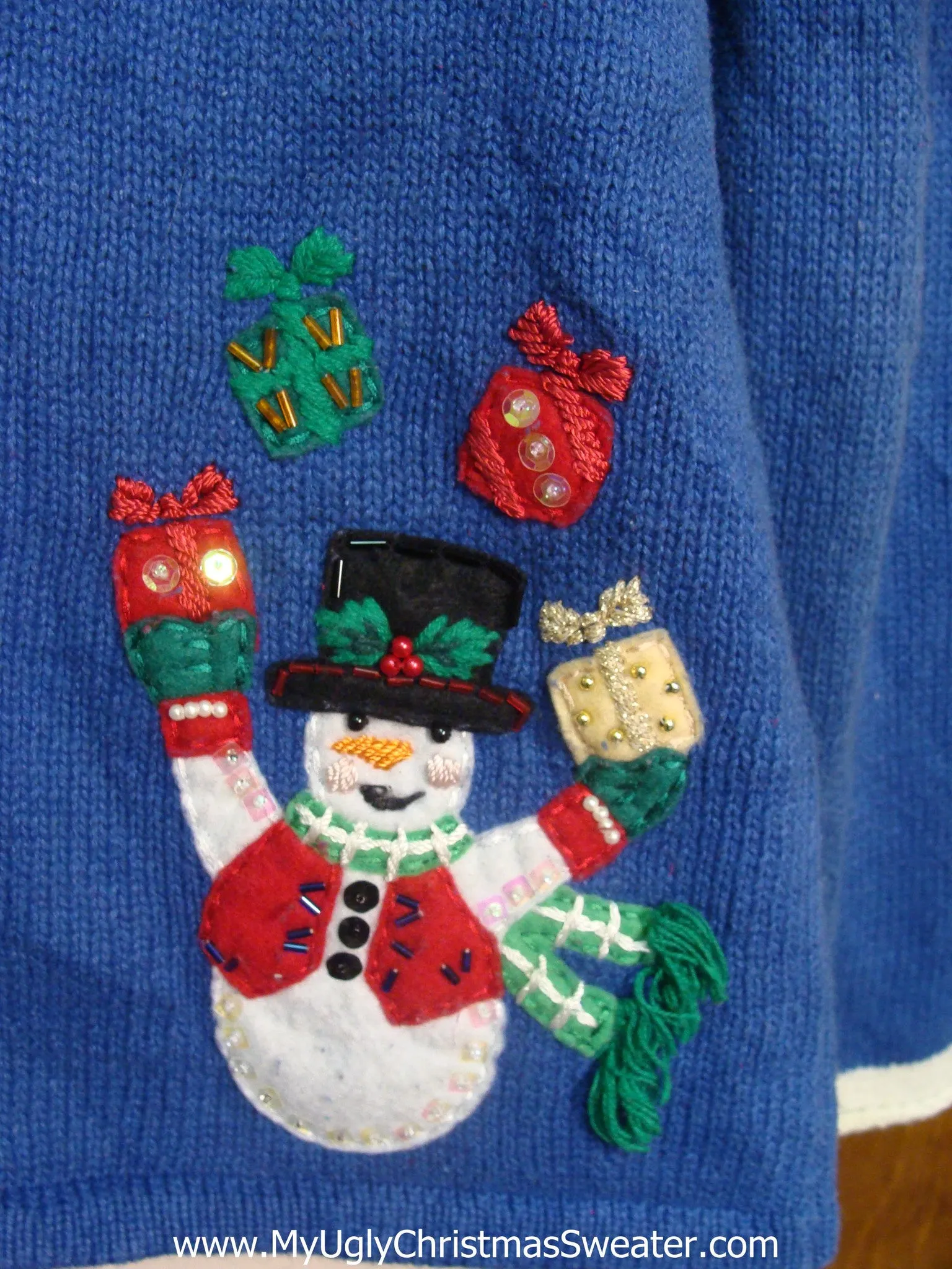 Jolly Xmas Snowmen Ugly Xmas Sweater