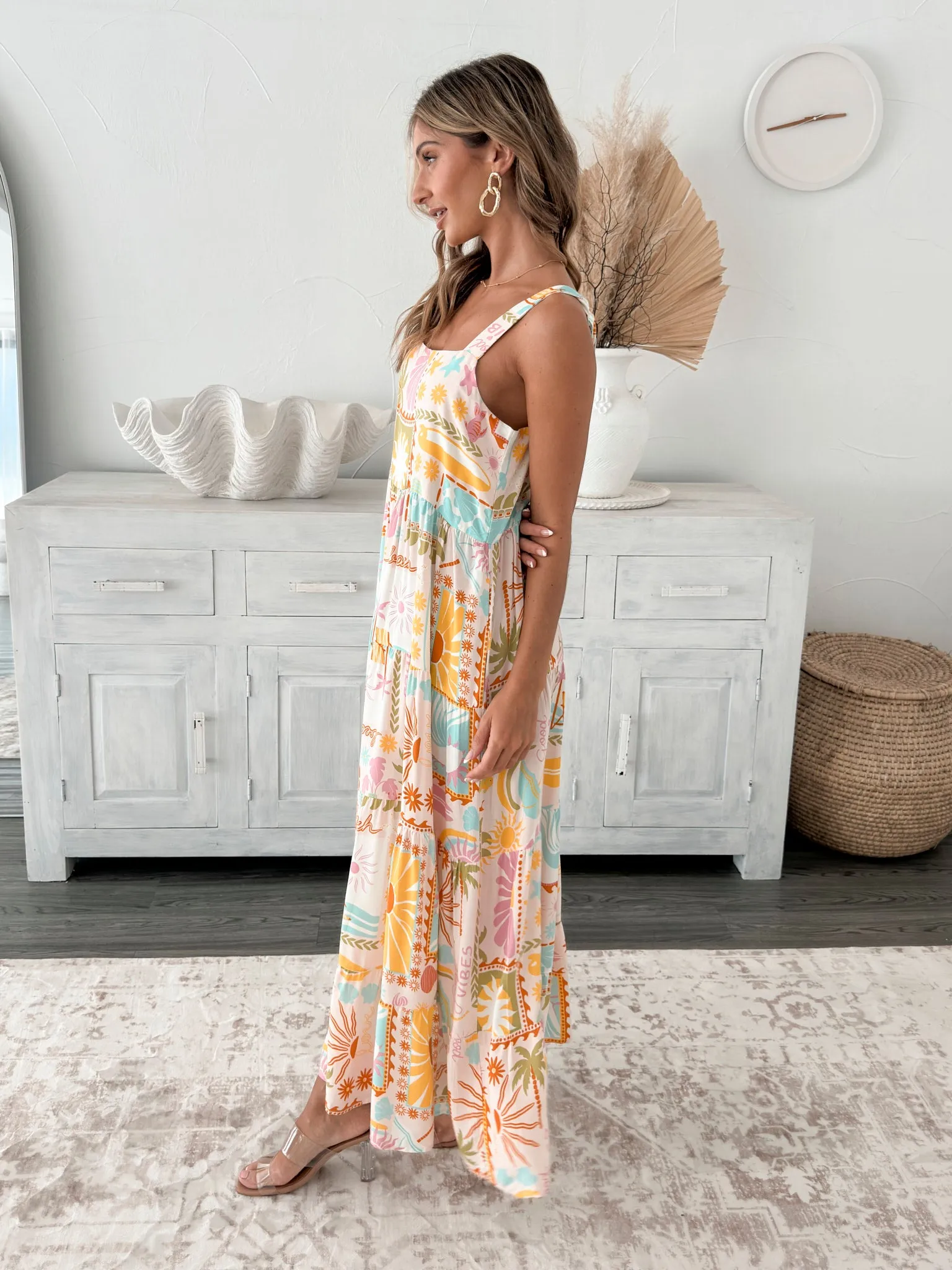 Jorina Dress - Pink Print