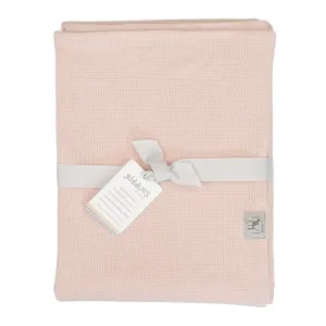 Juddlies Mini Waffle Collection Baby Blanket - Pink Clay