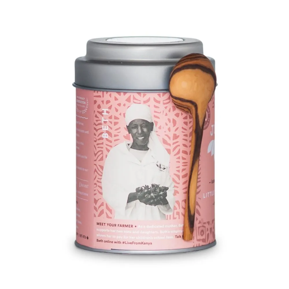 JusTea Loose Leaf Herbal Tea Tin - Little Berry Hibiscus