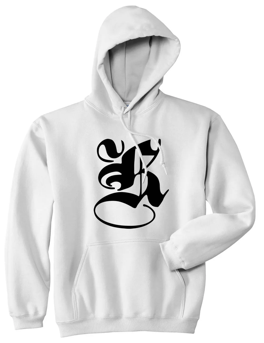 K Gothic Style Font Pullover Hoodie Hoody