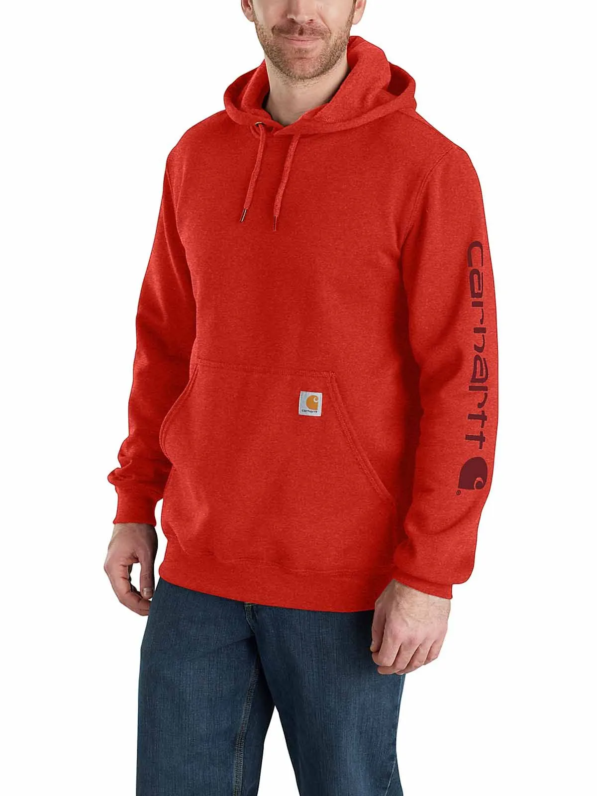 K288&#x20;Hoodie&#x20;with&#x20;Sleeve&#x20;Logo&#x20;Loose&#x20;fit&#x20;-&#x20;Carhartt