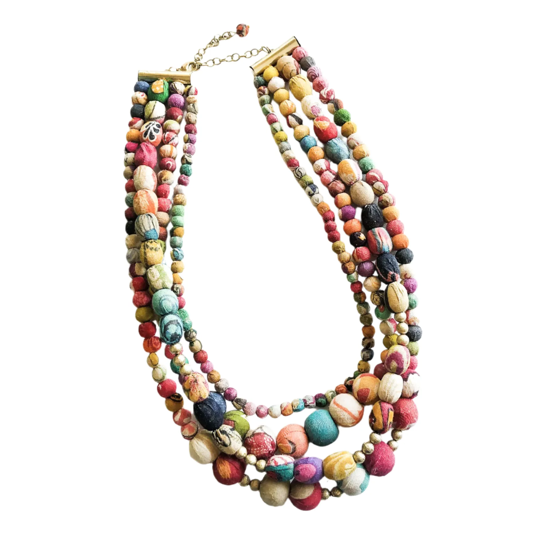 Kantha Beads Aura Necklace