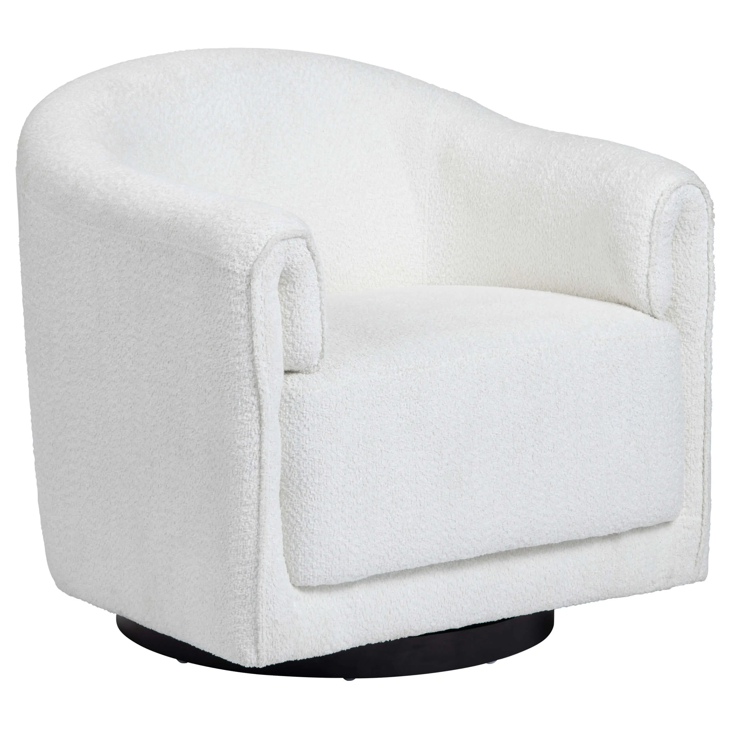 Kara Swivel Chair, White