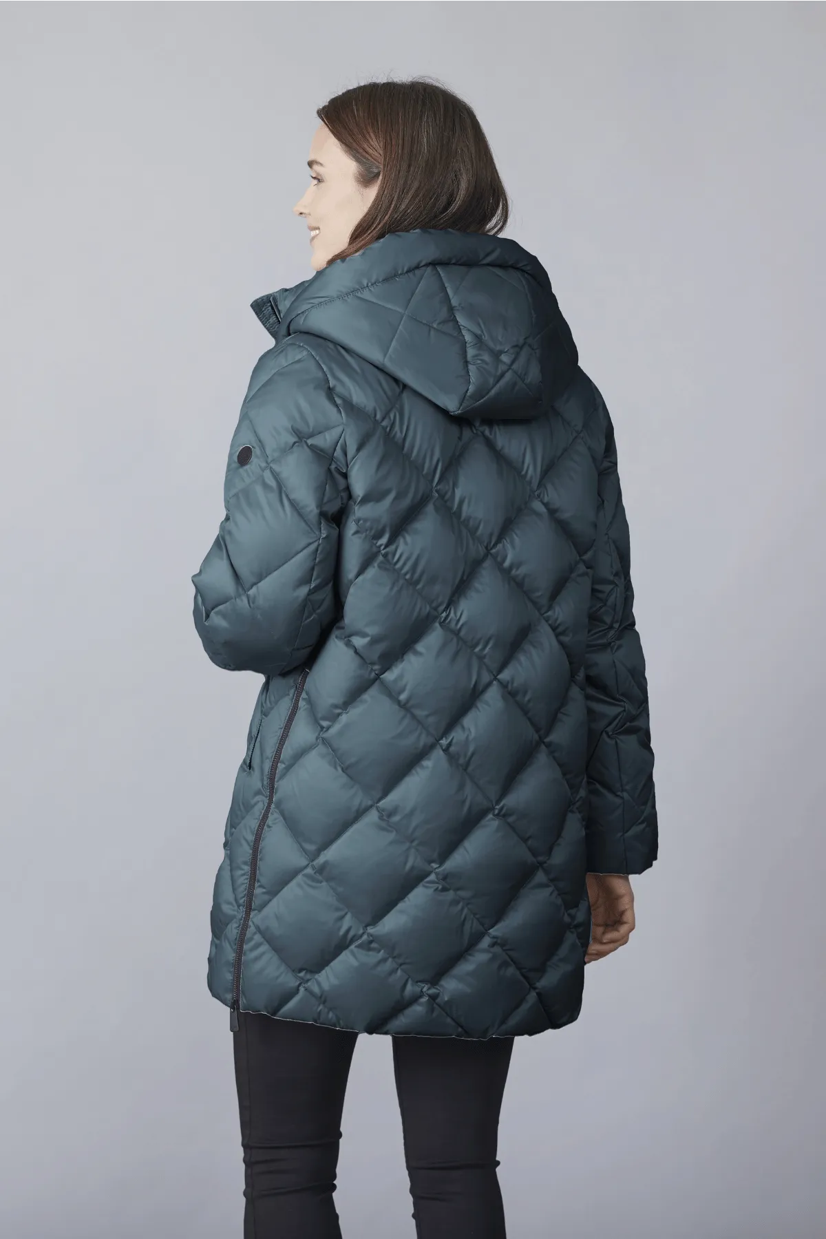 KARMA Diamond Quilted Down Coat 2663O