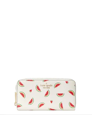 Kate Spade Staci Watermelon Party Large Continental Wallet