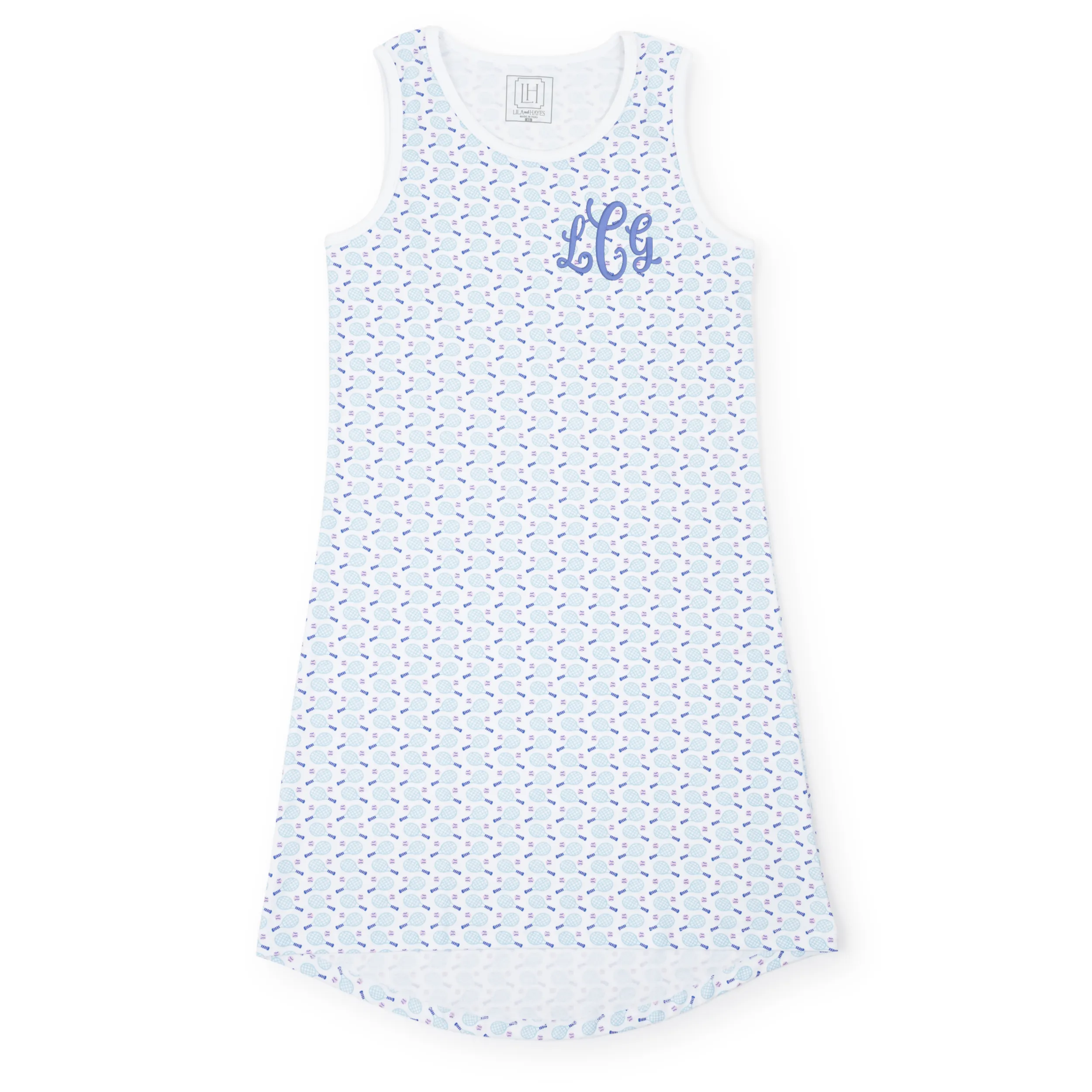 Katie Women's Pima Cotton Nightgown - Tennis Match Pink