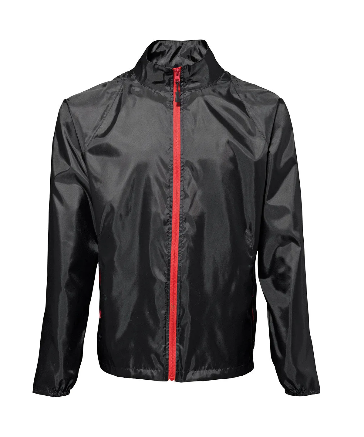Kelly/White - Contrast lightweight jacket