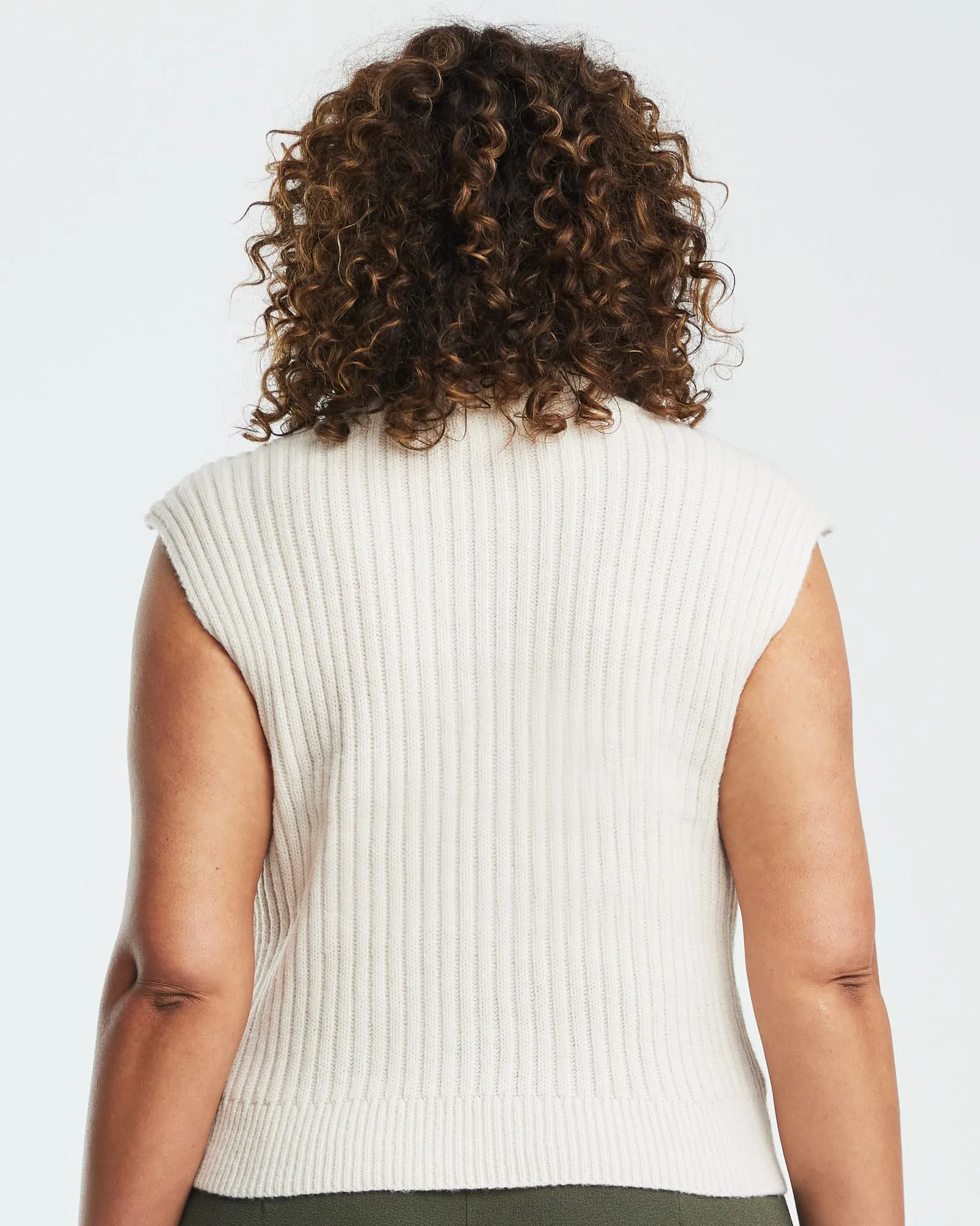 Kennet Knit Vest | Cream
