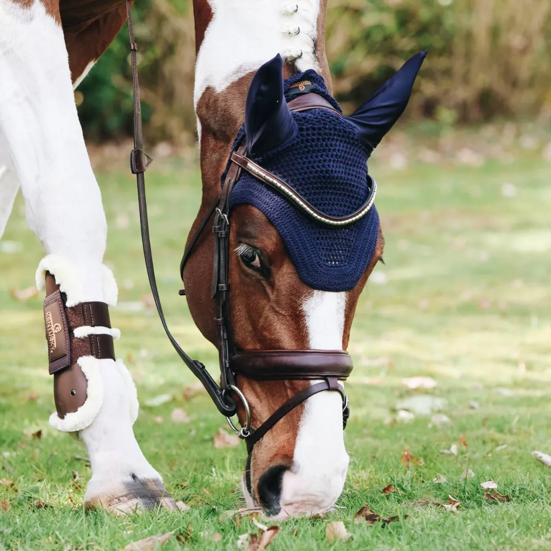Kentucky Horsewear Wellington Fly Veil - Dark Navy