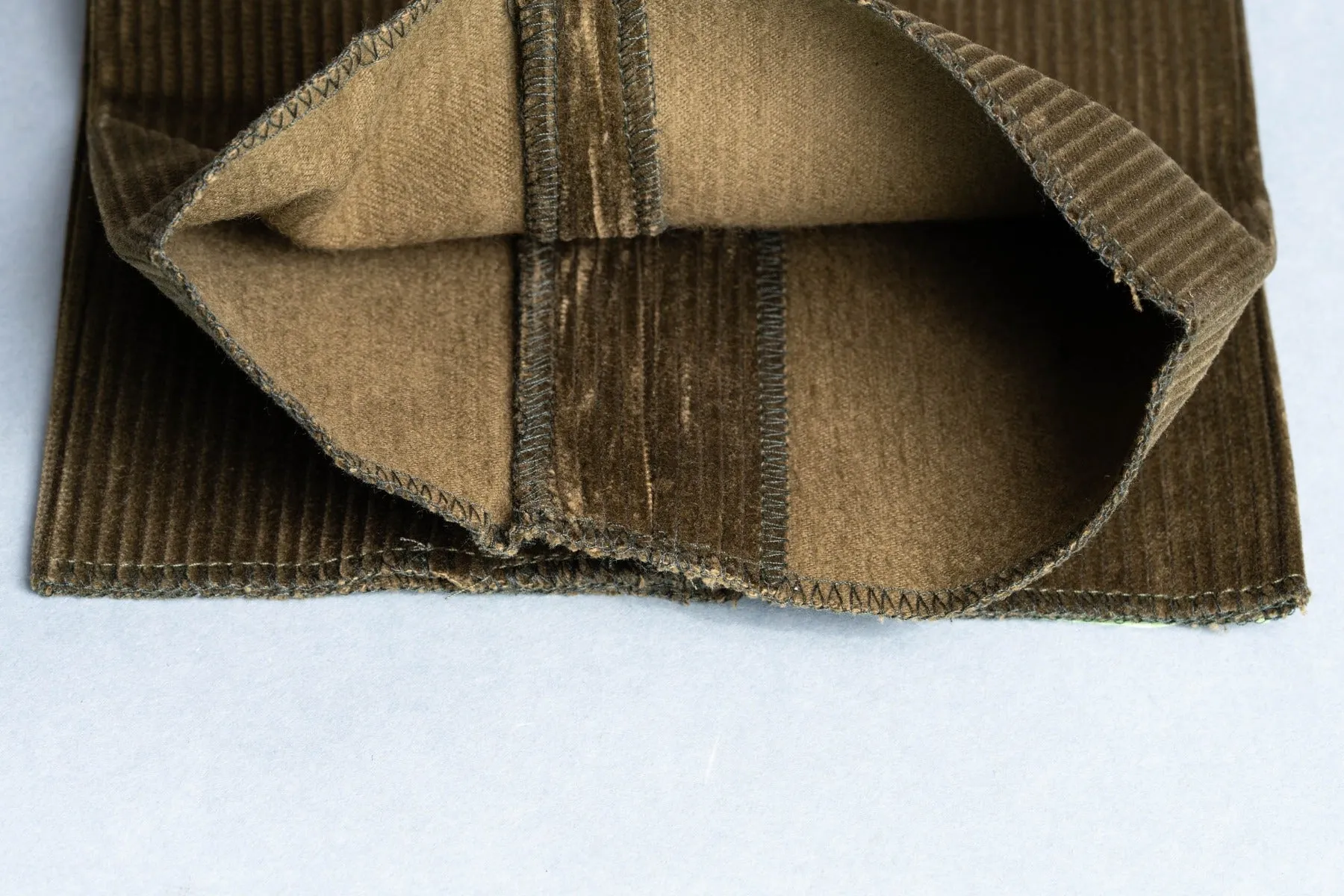Khaki Drab Stancliffe Corduroy Trousers