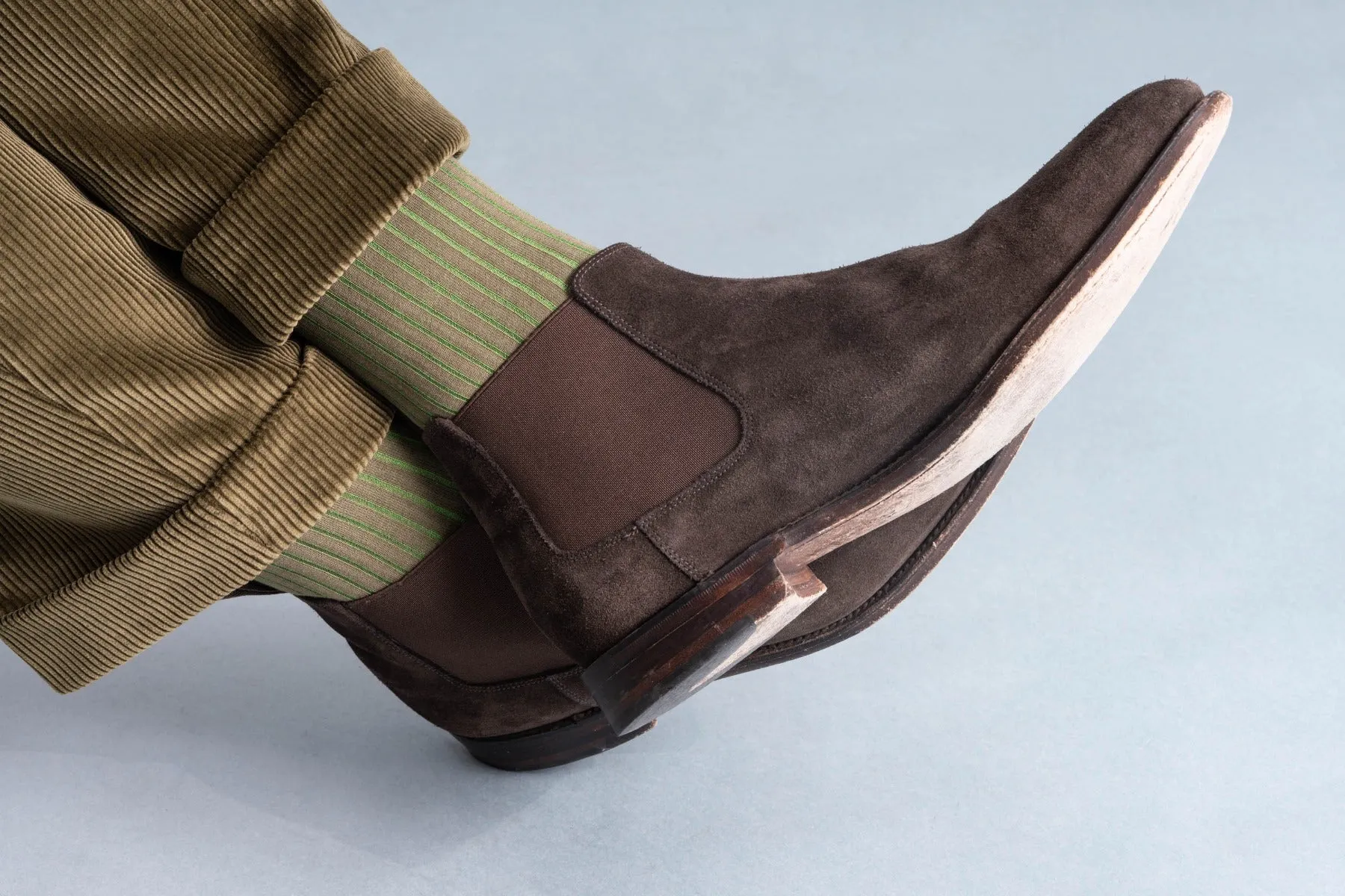 Khaki Drab Stancliffe Corduroy Trousers