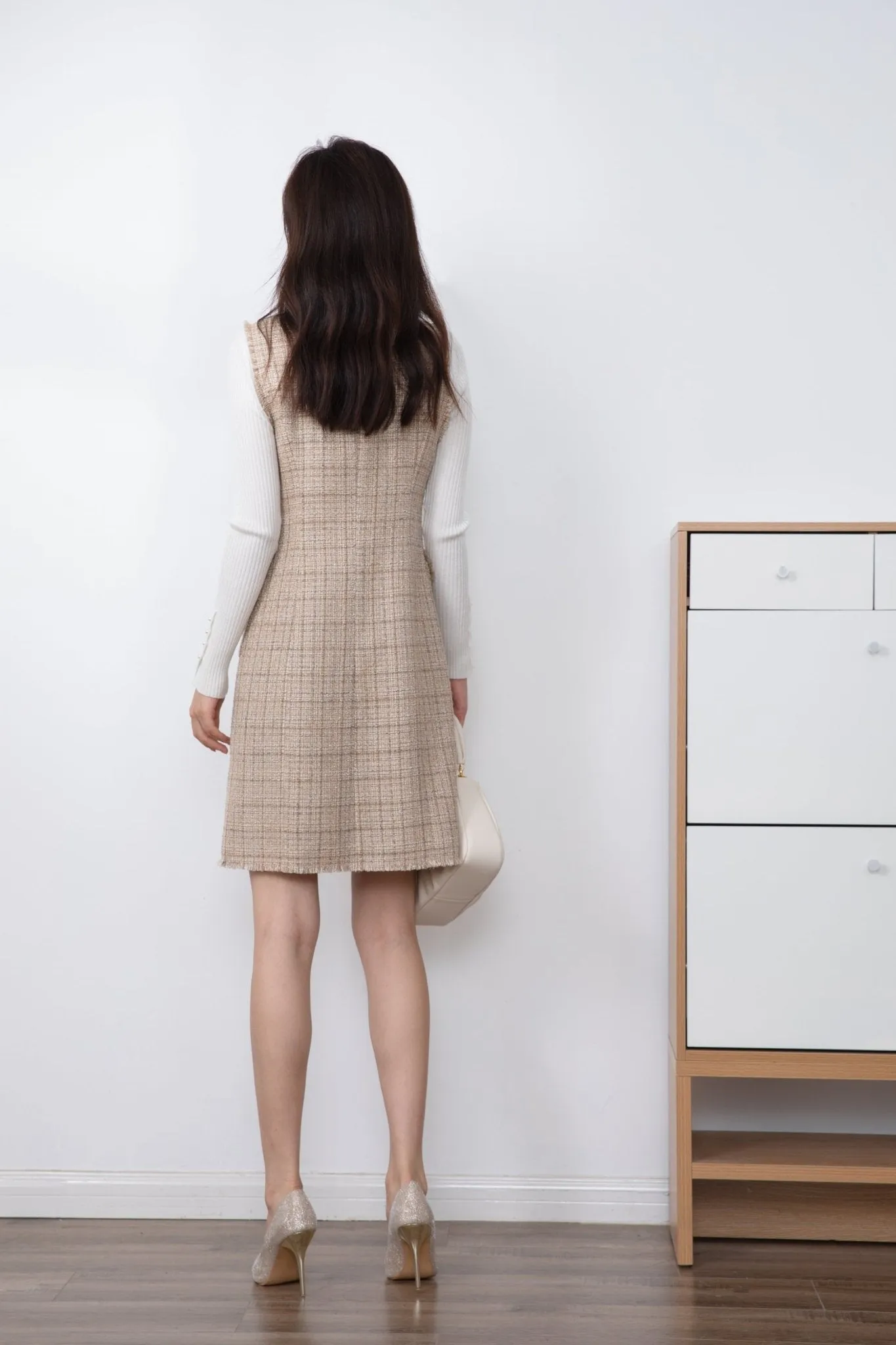 Khaki Slim Fit Dress
