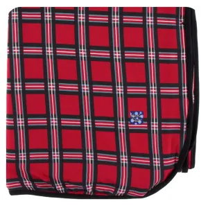 KicKee Pants Christmas Plaid 2019 Double Layer Throw Blanket