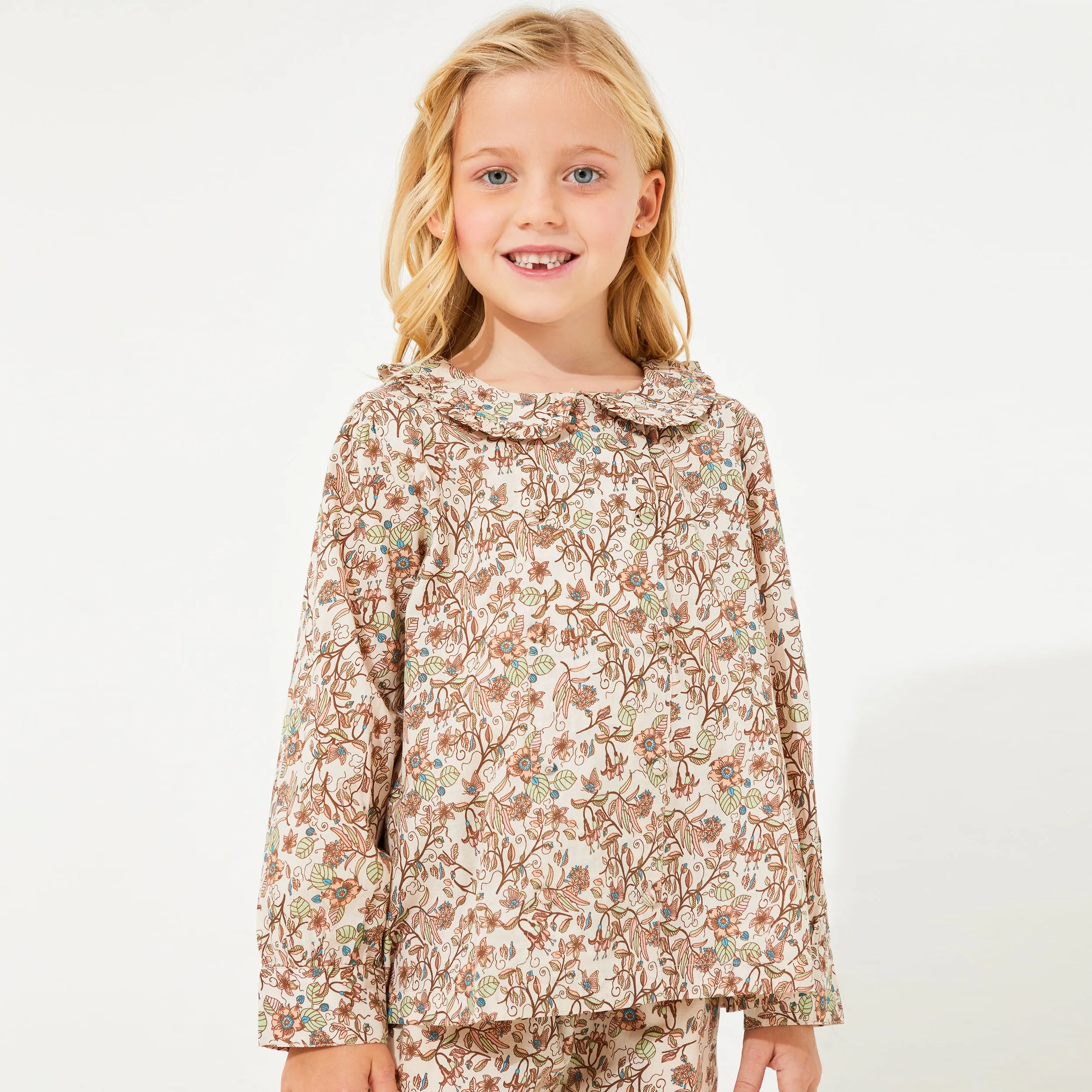 Kids Floral Printed Nightsuit