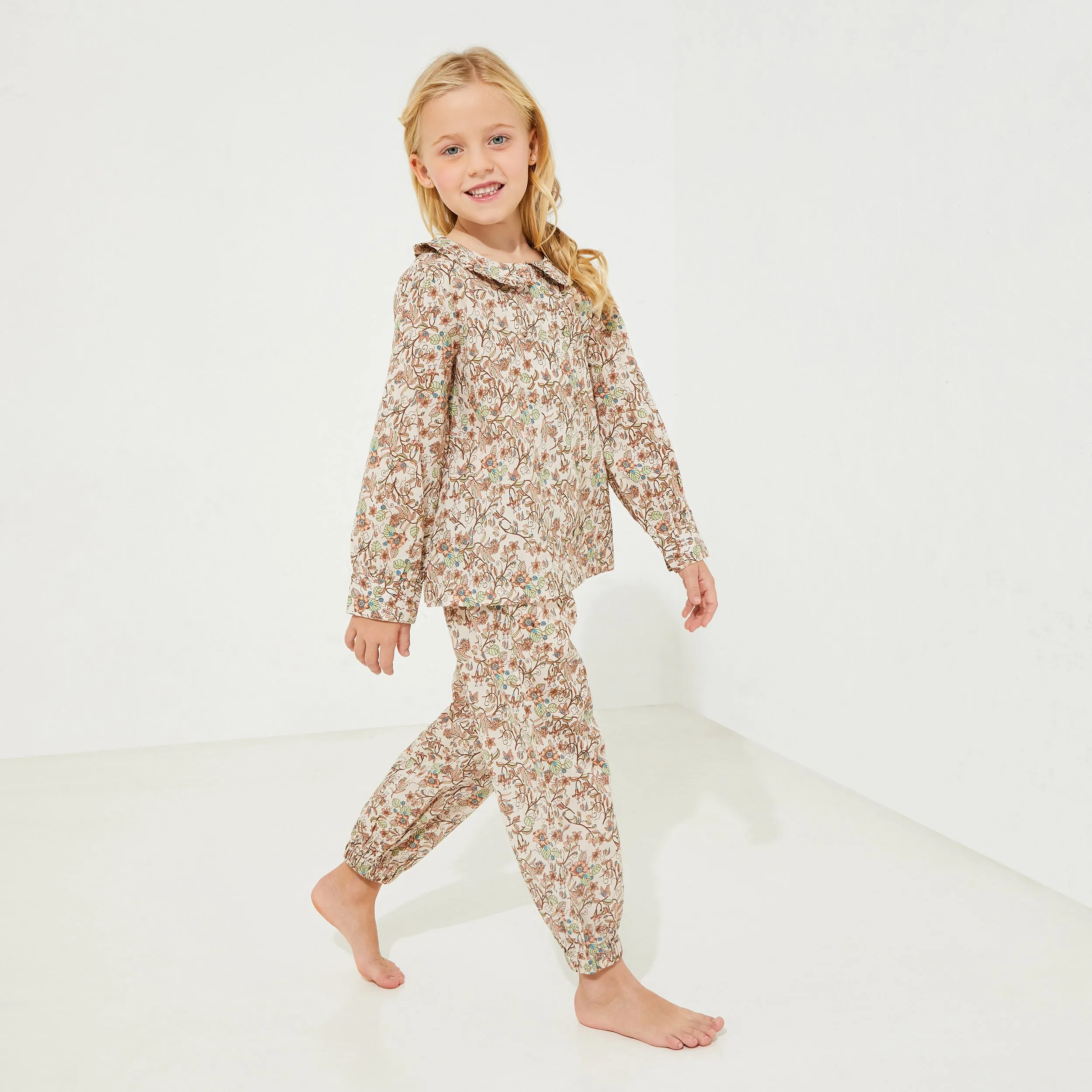 Kids Floral Printed Nightsuit