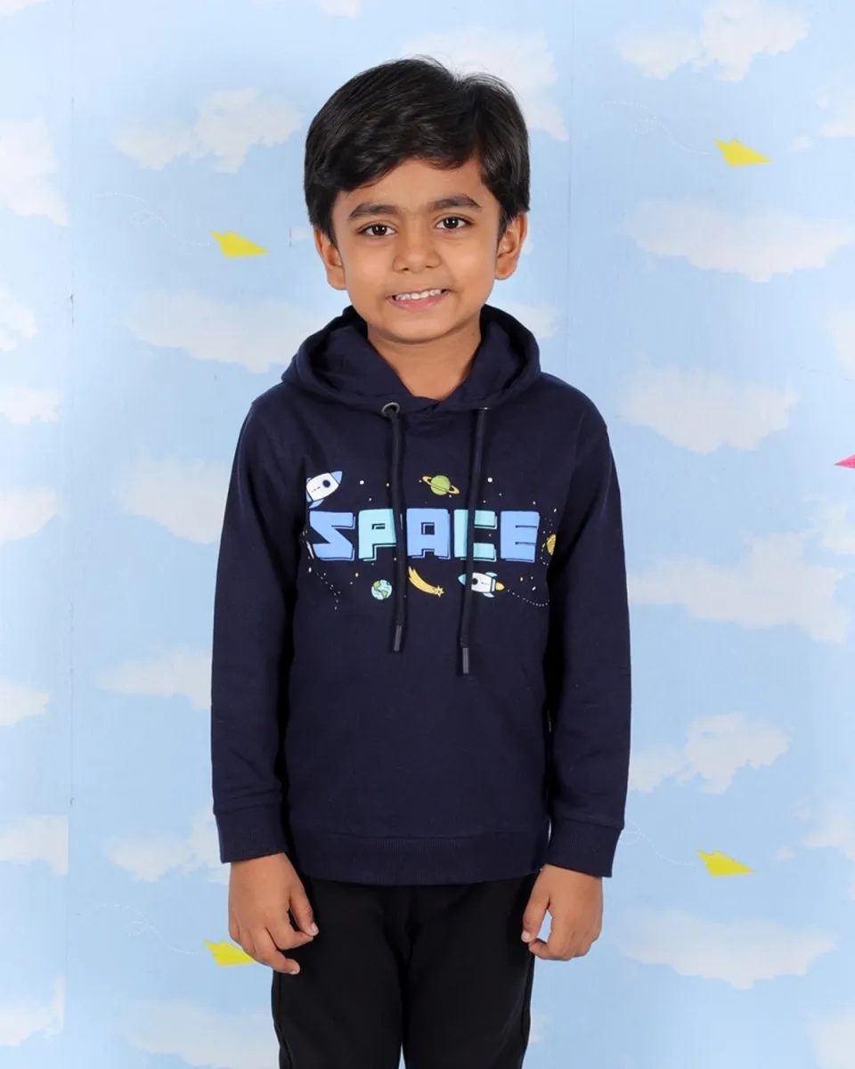 Kids Hooded Sweatshirt Combo of 3-Lets Go Race-Space Invader-Racing Sport