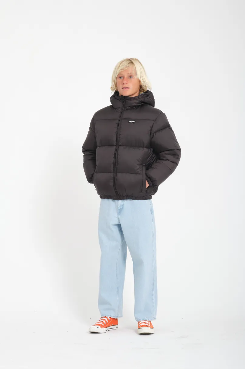 Kids Iconic Jacket Reversible Black