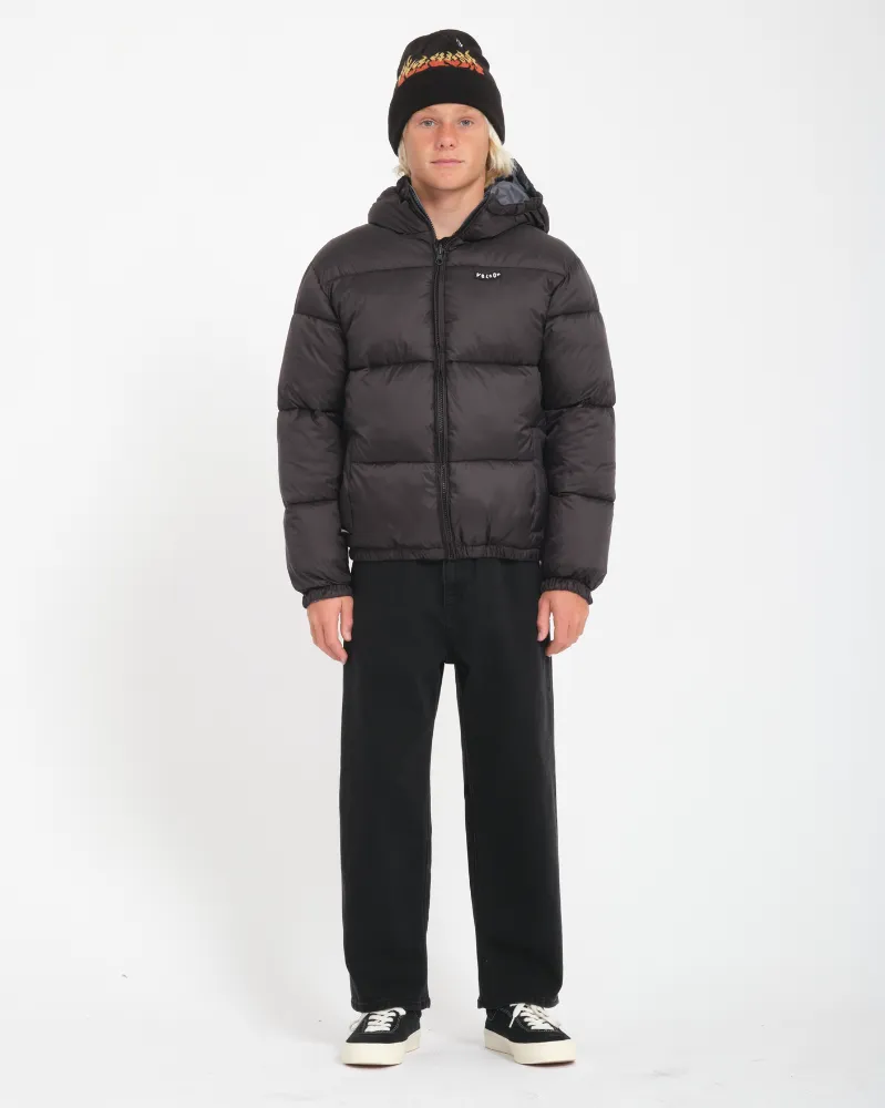 Kids Iconic Jacket Reversible Black
