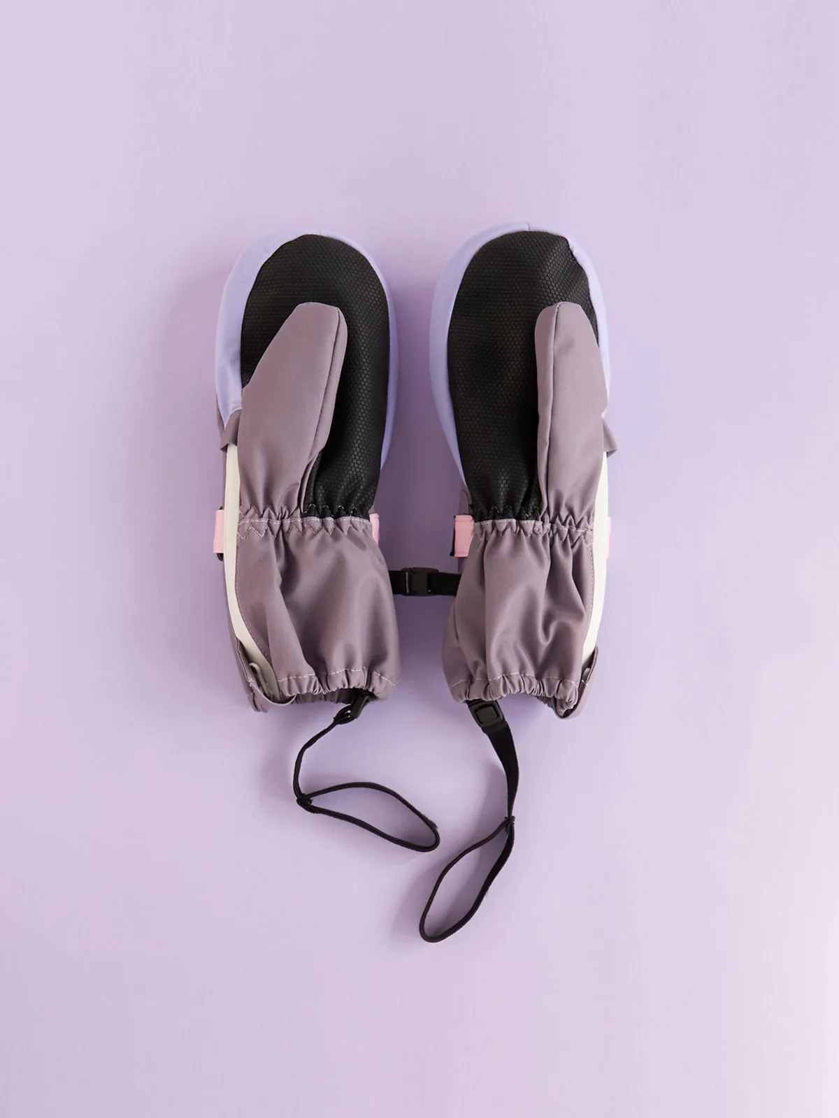 Kids Ski Gloves - Pink/Lilac