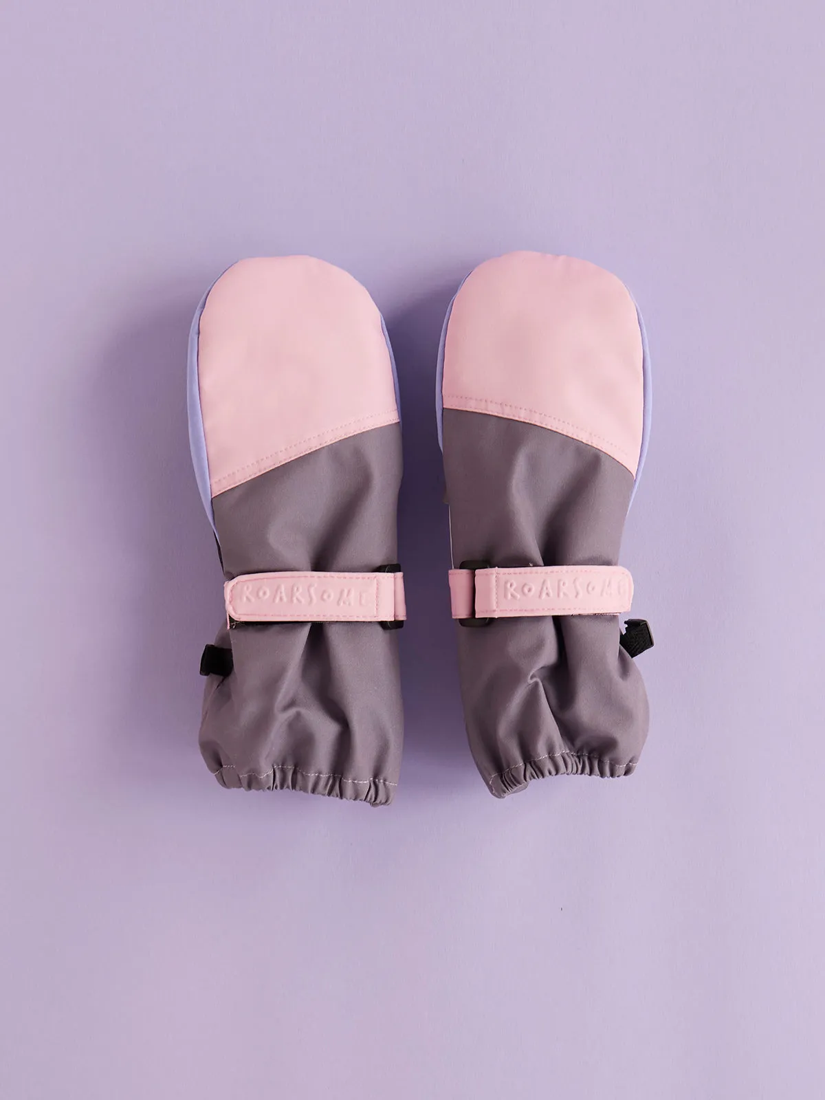Kids Ski Gloves - Pink/Lilac