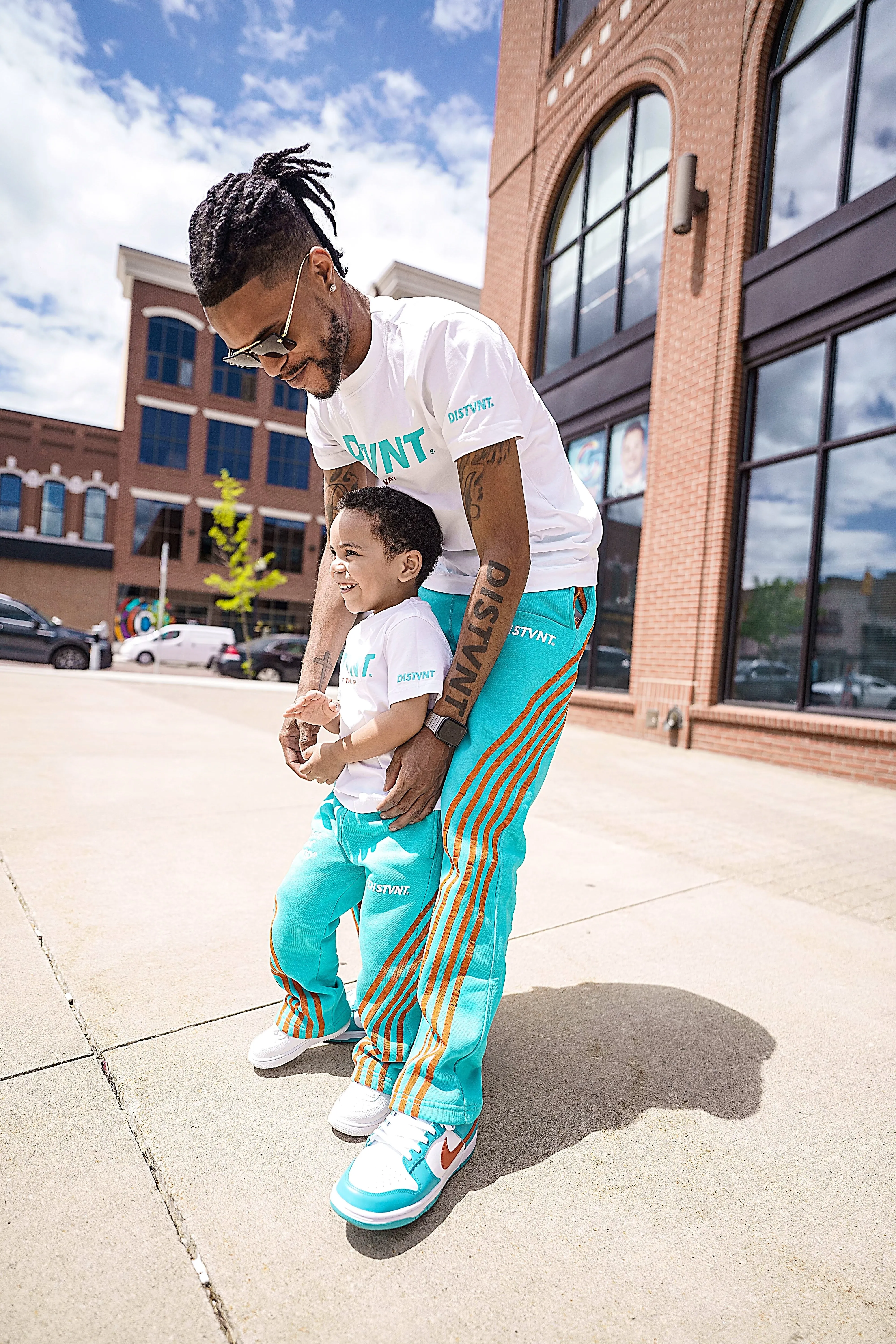 Kids Striped Sweatpants