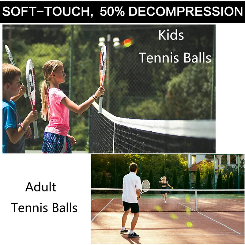 Kids Tennis Balls 12/18 Pack Low Compression