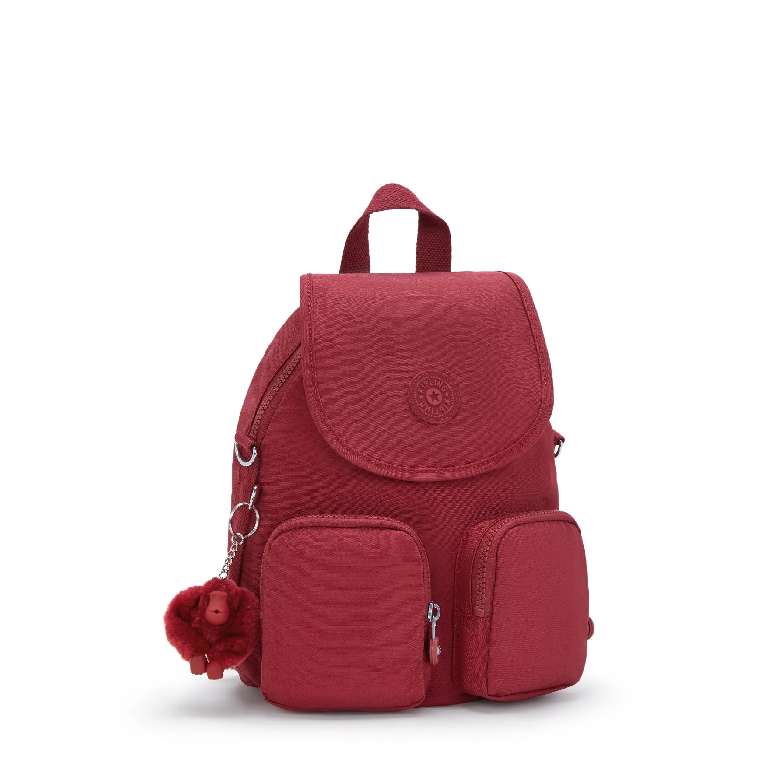 Kipling Firefly Up Funky Red Small Backpack 12887-4SS