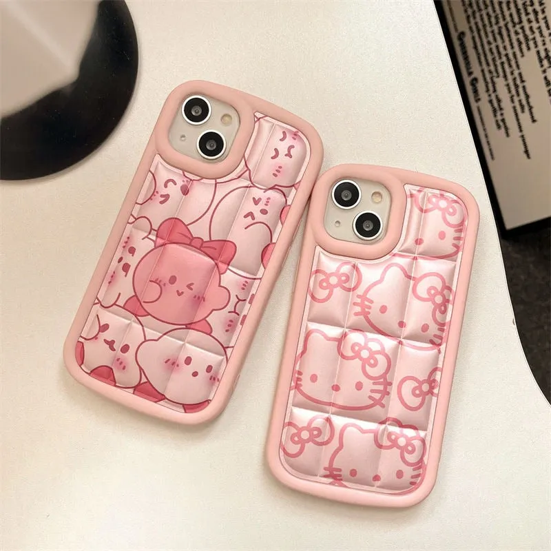 Kirby and Kitty iPhone Case