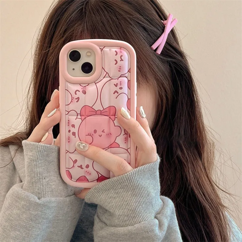 Kirby and Kitty iPhone Case
