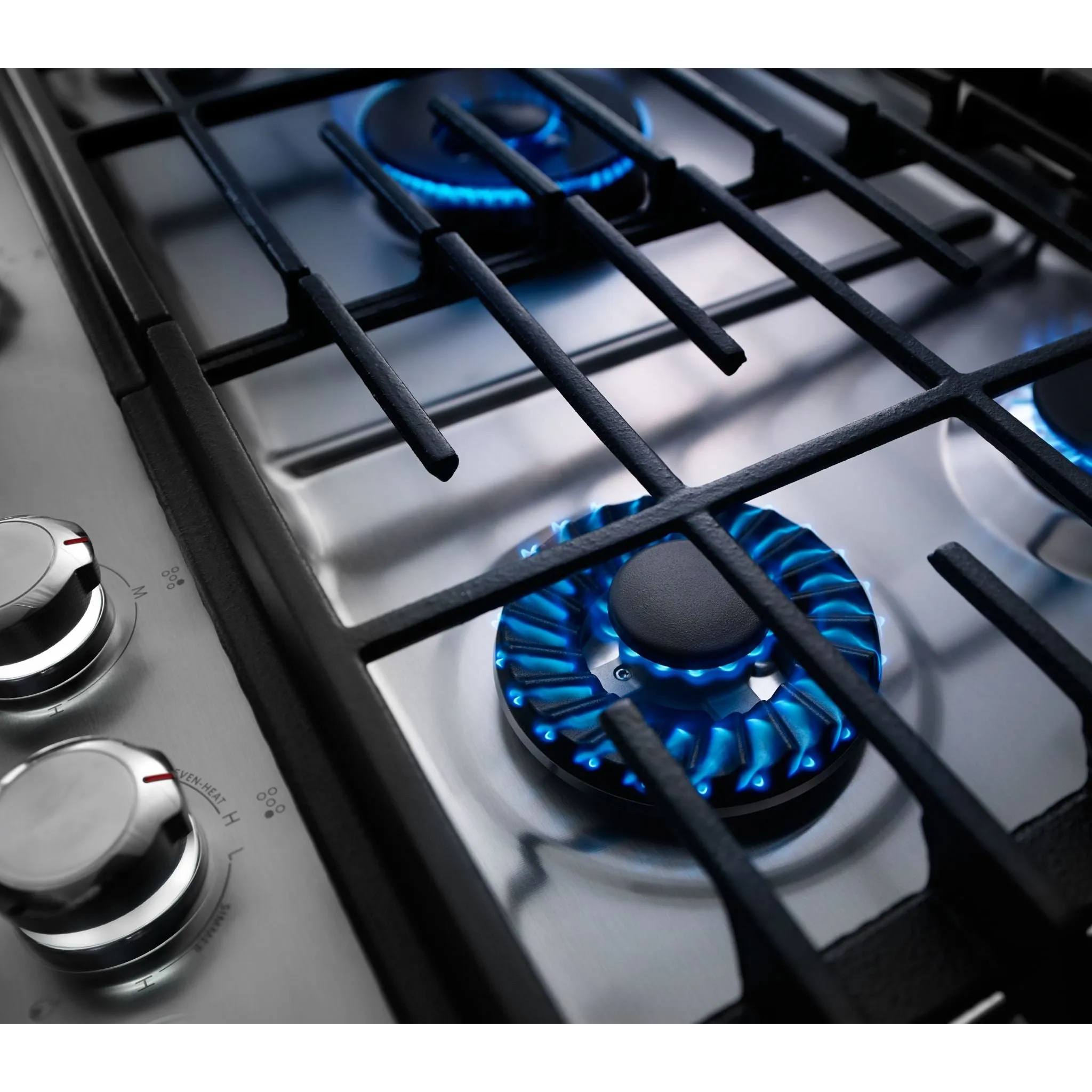 KitchenAid  36" 5-Burner Gas Cooktop with Griddle (KCGS956ESS)