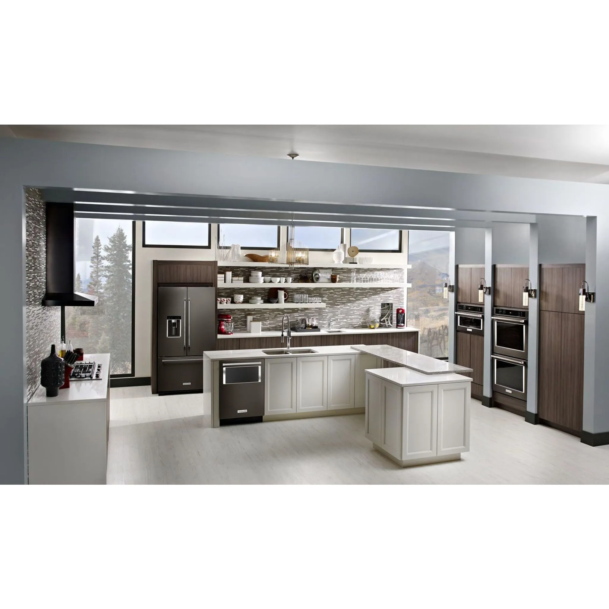 KitchenAid  36" 5-Burner Gas Cooktop with Griddle (KCGS956ESS)