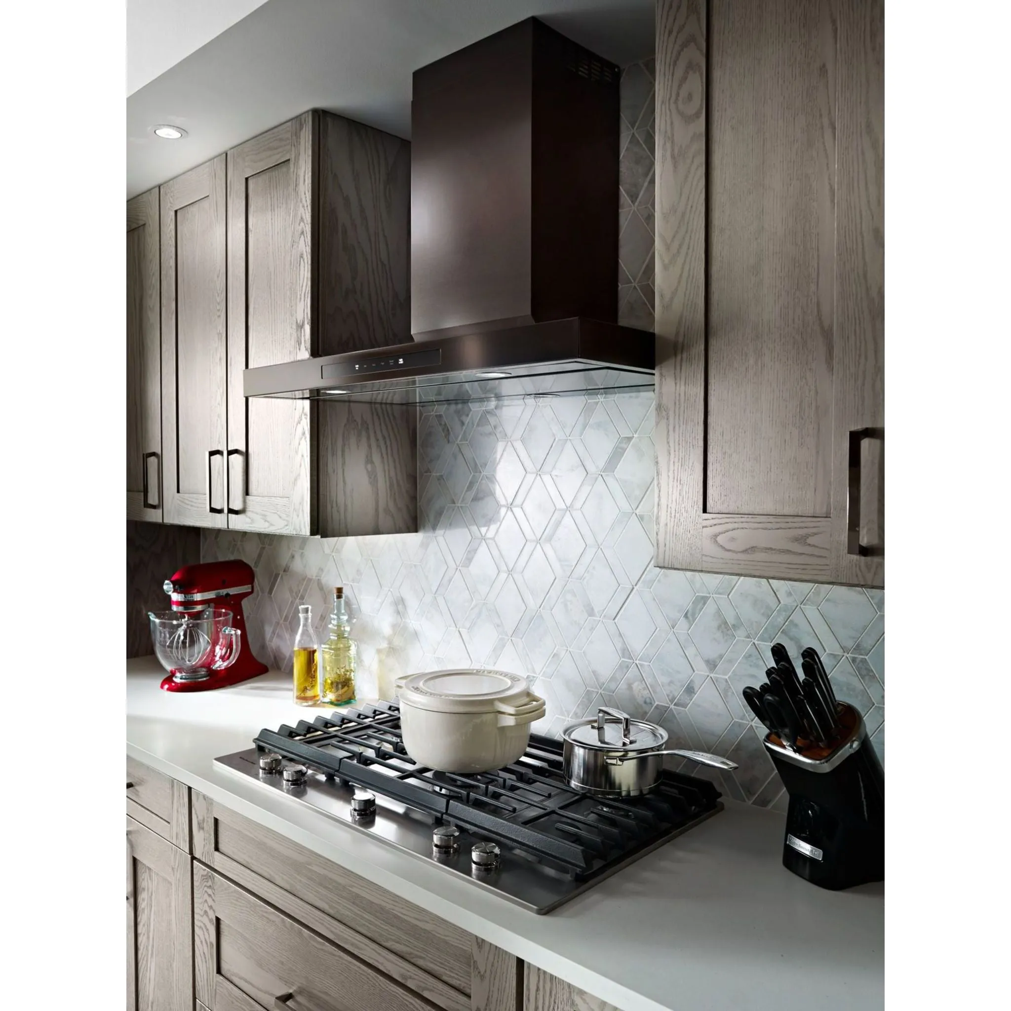 KitchenAid  36" 5-Burner Gas Cooktop with Griddle (KCGS956ESS)
