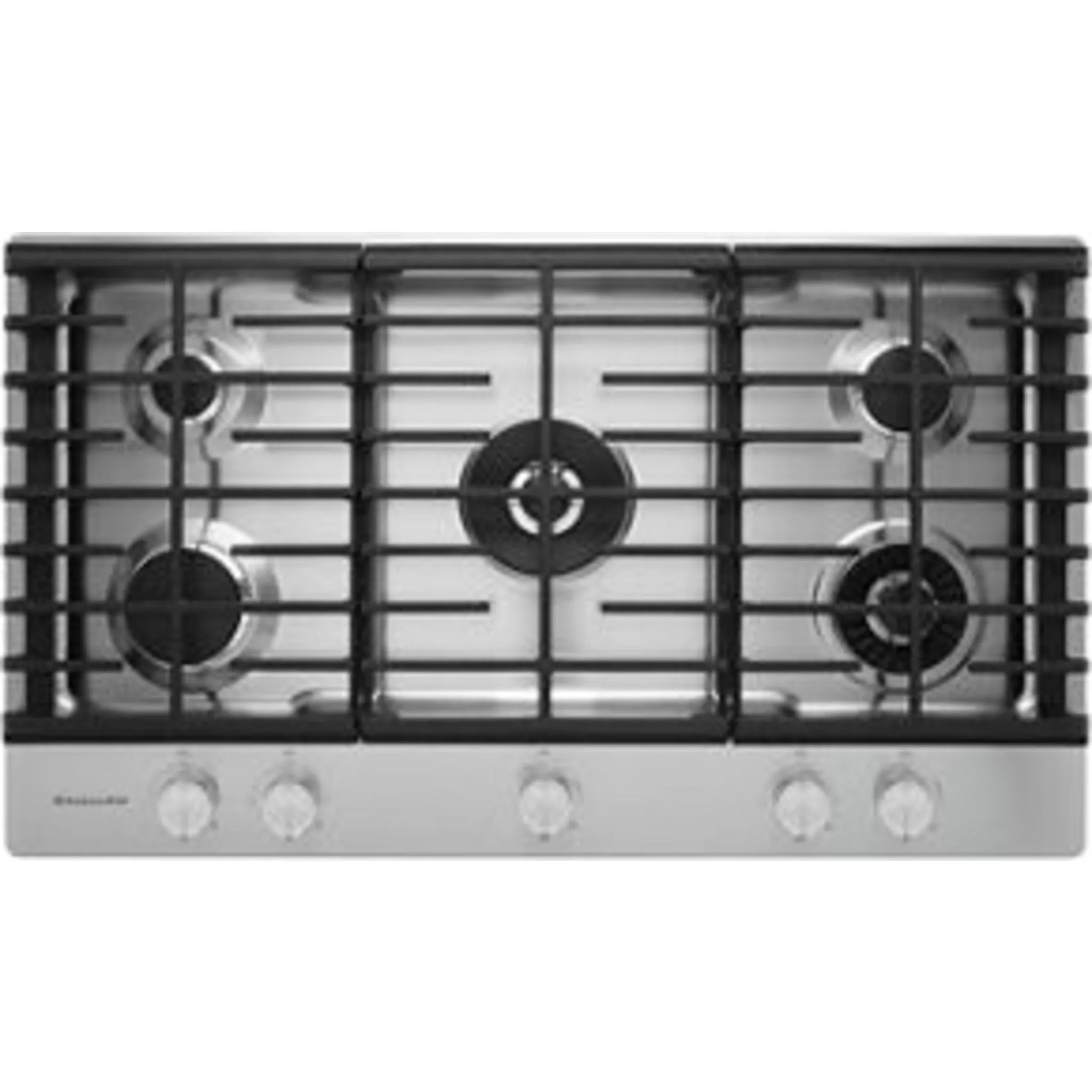 KitchenAid  36" 5-Burner Gas Cooktop with Griddle (KCGS956ESS)