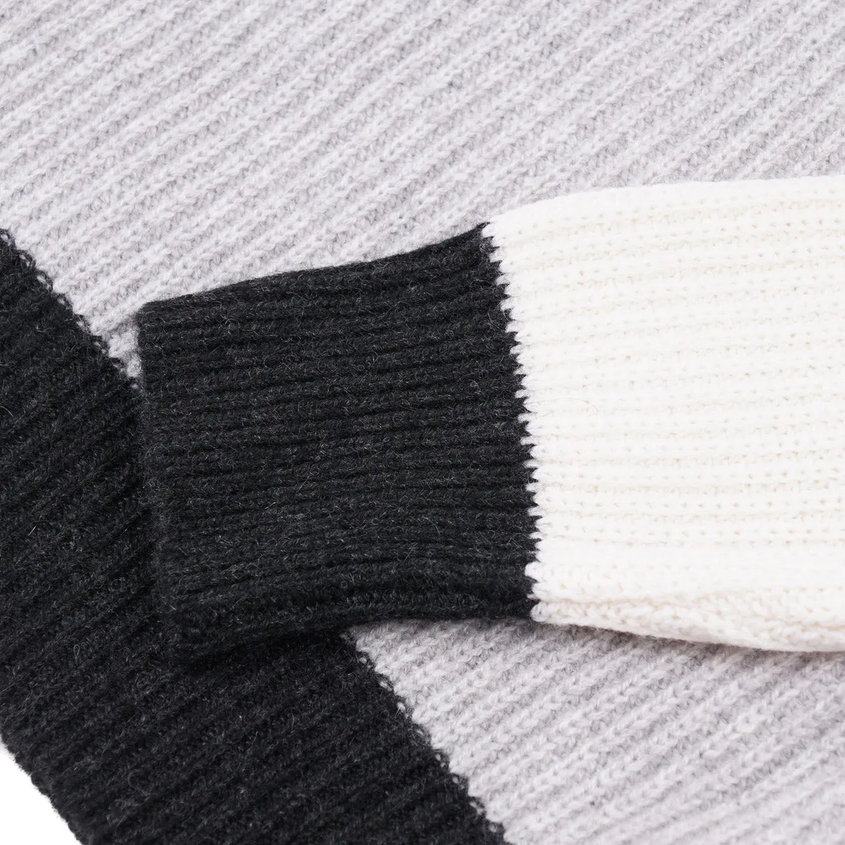 Kiton Colorblock Knit Cashmere Sweater